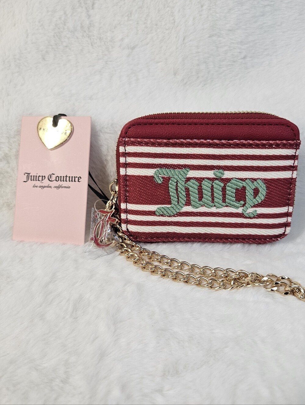 NWT Juicy Couture Y2K Juicy Paradise Wristlet Wallet